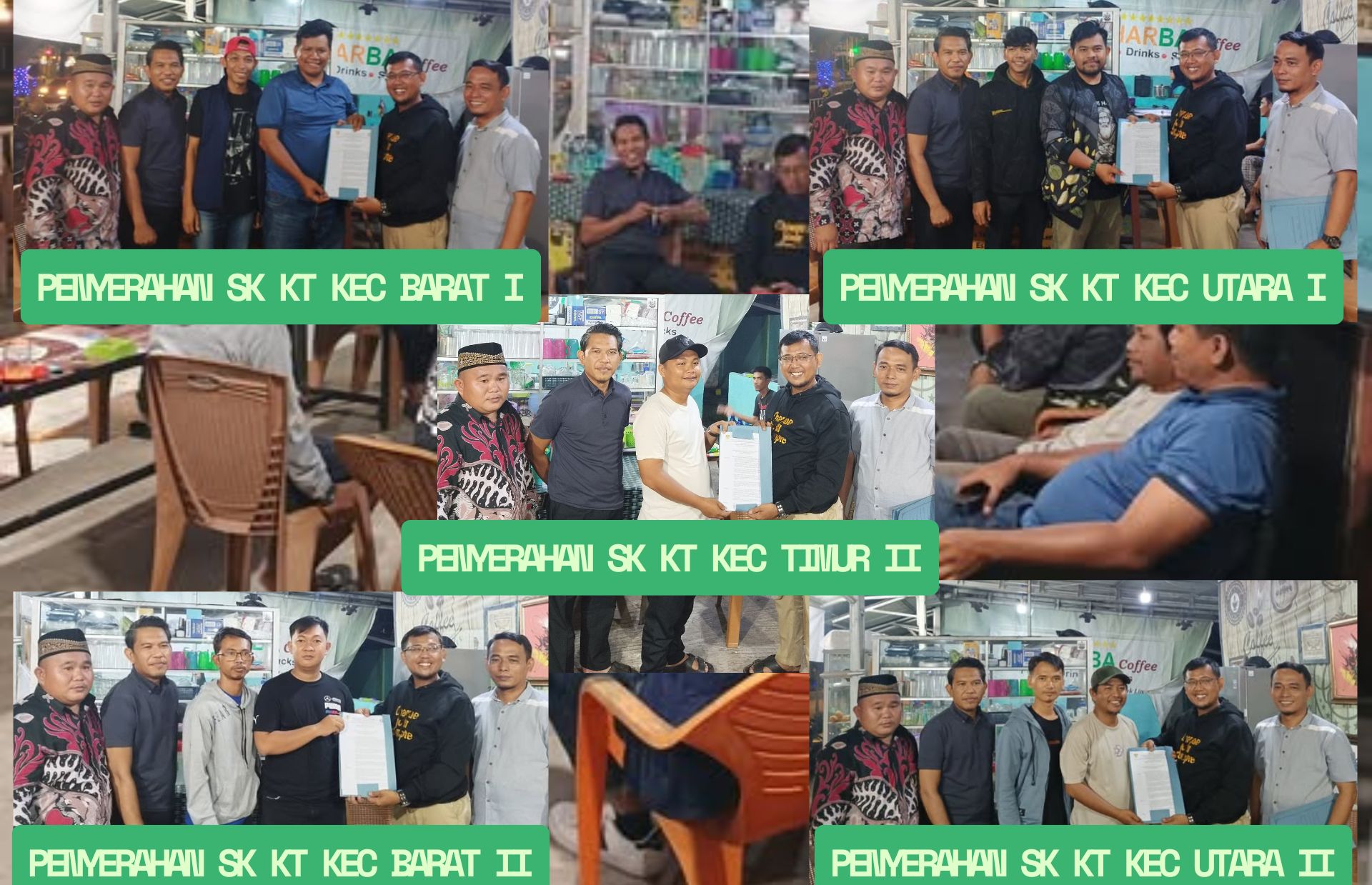 SK Karang Taruna Resmi Diserahkan ke 5 Kecamatan