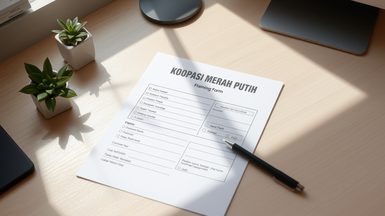 Formulir Koperasi Merah Putih